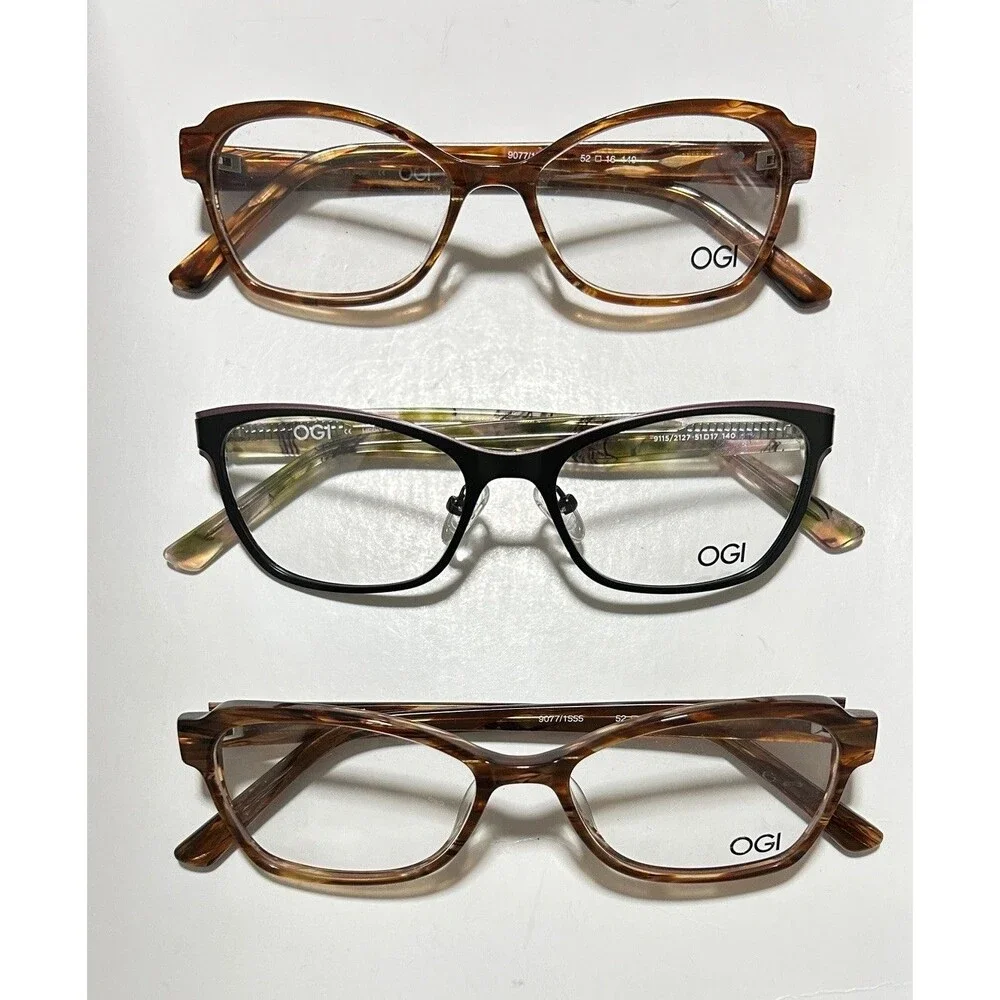 Reseller Lot 50 Pairs OGI Mens Womens Kids Eyeglasses Frames Japan-Never Worn